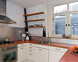 Kitchen Canal Holiday apartment Amsterdam