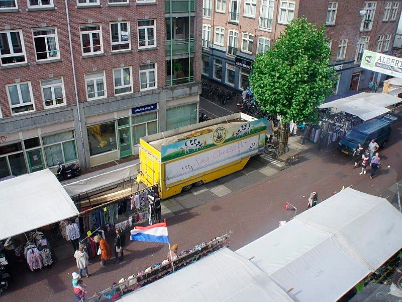 Public Market Overview other angle Albert Cuyp III B studio Amsterdam