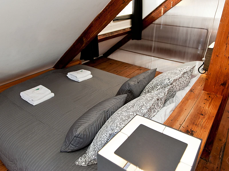 Double bed Canal Holiday apartment Amsterdam