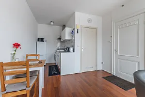 Dining and Kitchen Area Albert Cuypstraat III B studio Amsterdam