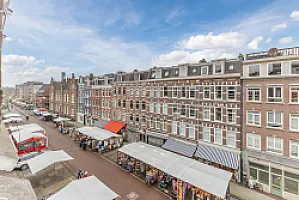 Outdoor View Other Angle Albert Cuypstraat III B studio Amsterdam