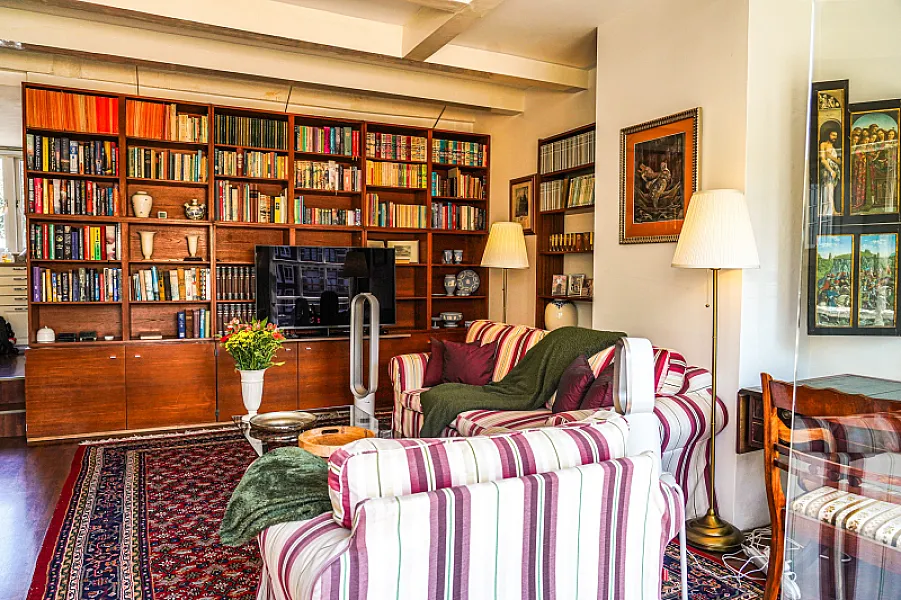 Living Area Other Angle The Balcony at Prinsen Canal apartment Amsterdam