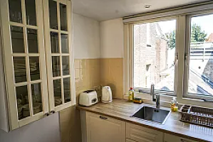 Kitchen Sink The Balcony at Prinsen Canal apartment Amsterdam