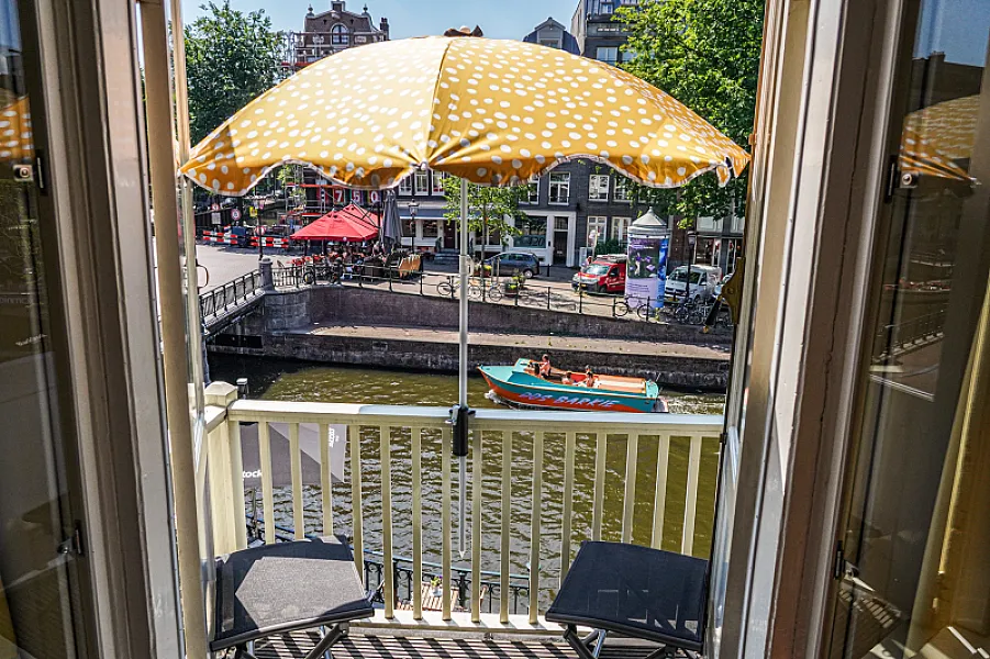 Balcony The Balcony at Prinsen Canal apartment Amsterdam