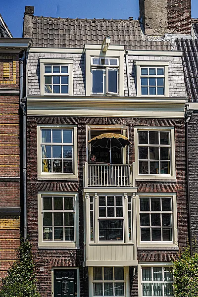 Exterior View The Balcony at Prinsen Canal apartment Amsterdam