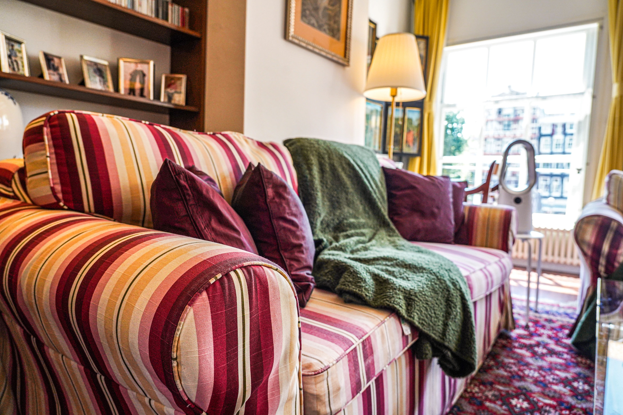 Sitting Area The Balcony at Prinsen Canal apartment Amsterdam