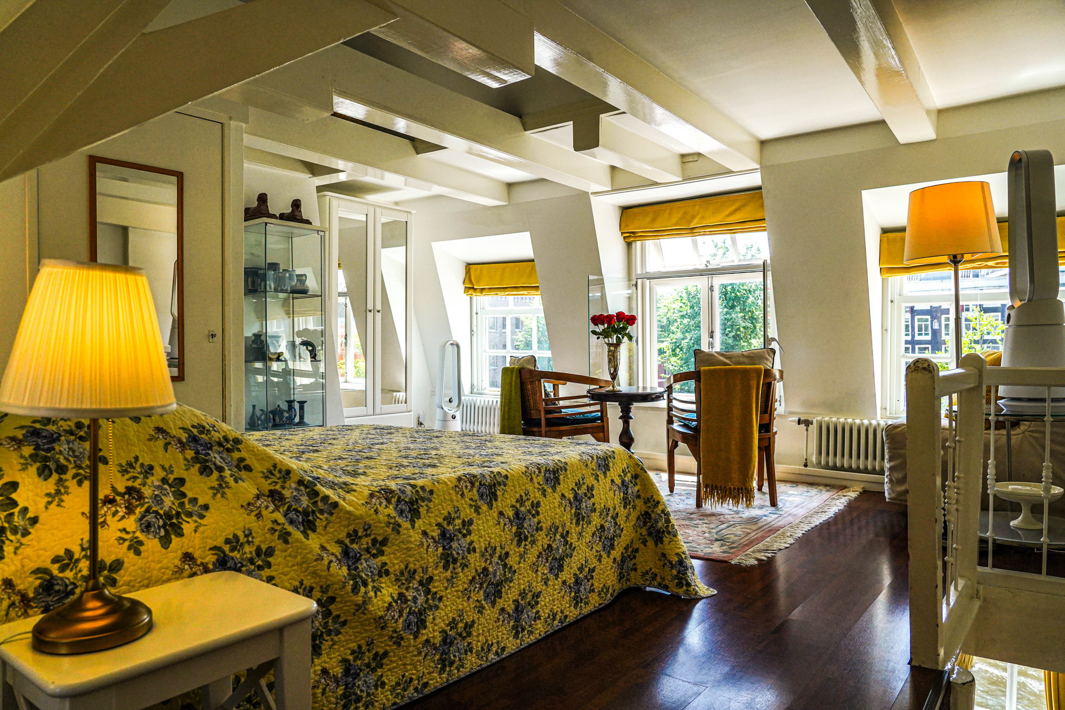Stairway Bedroom Angle The Balcony at Prinsen Canal apartment Amsterdam