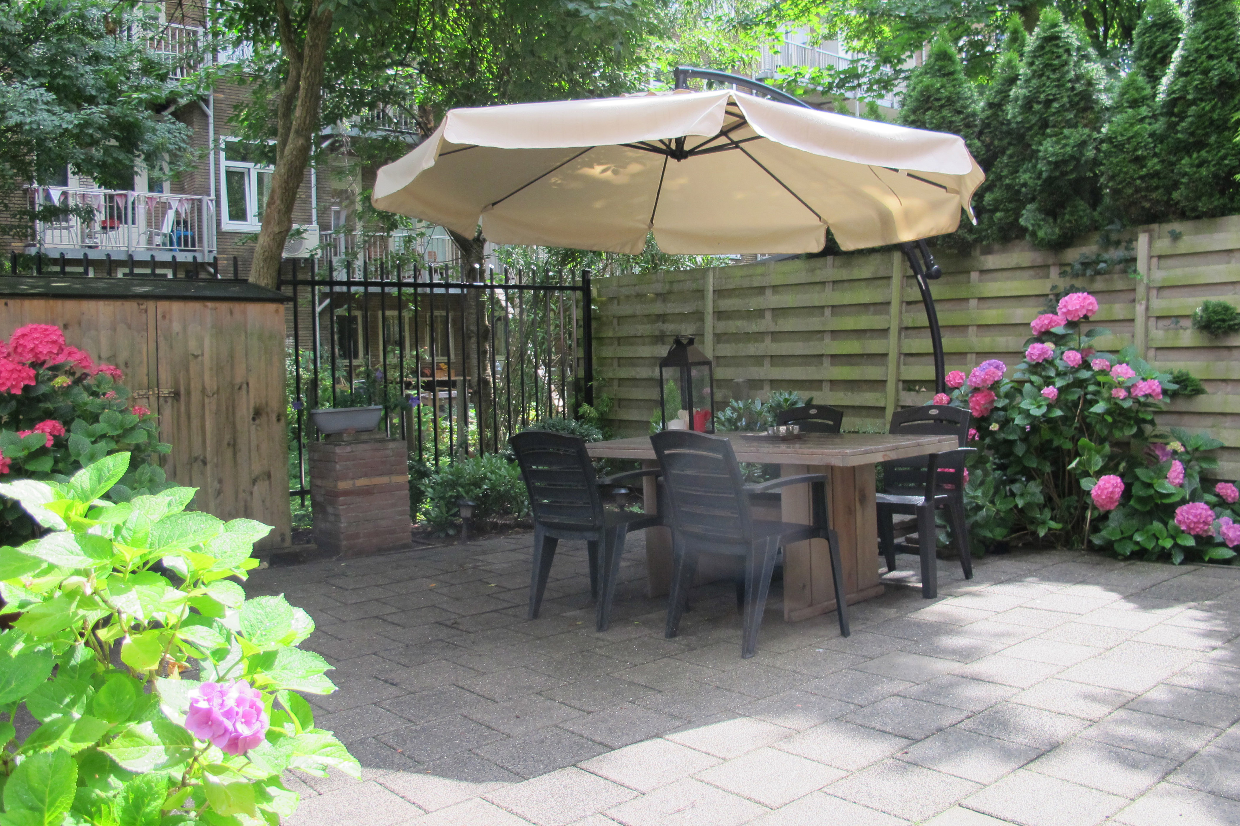 Garden other angle 1 Brazil apartment Amsterdam