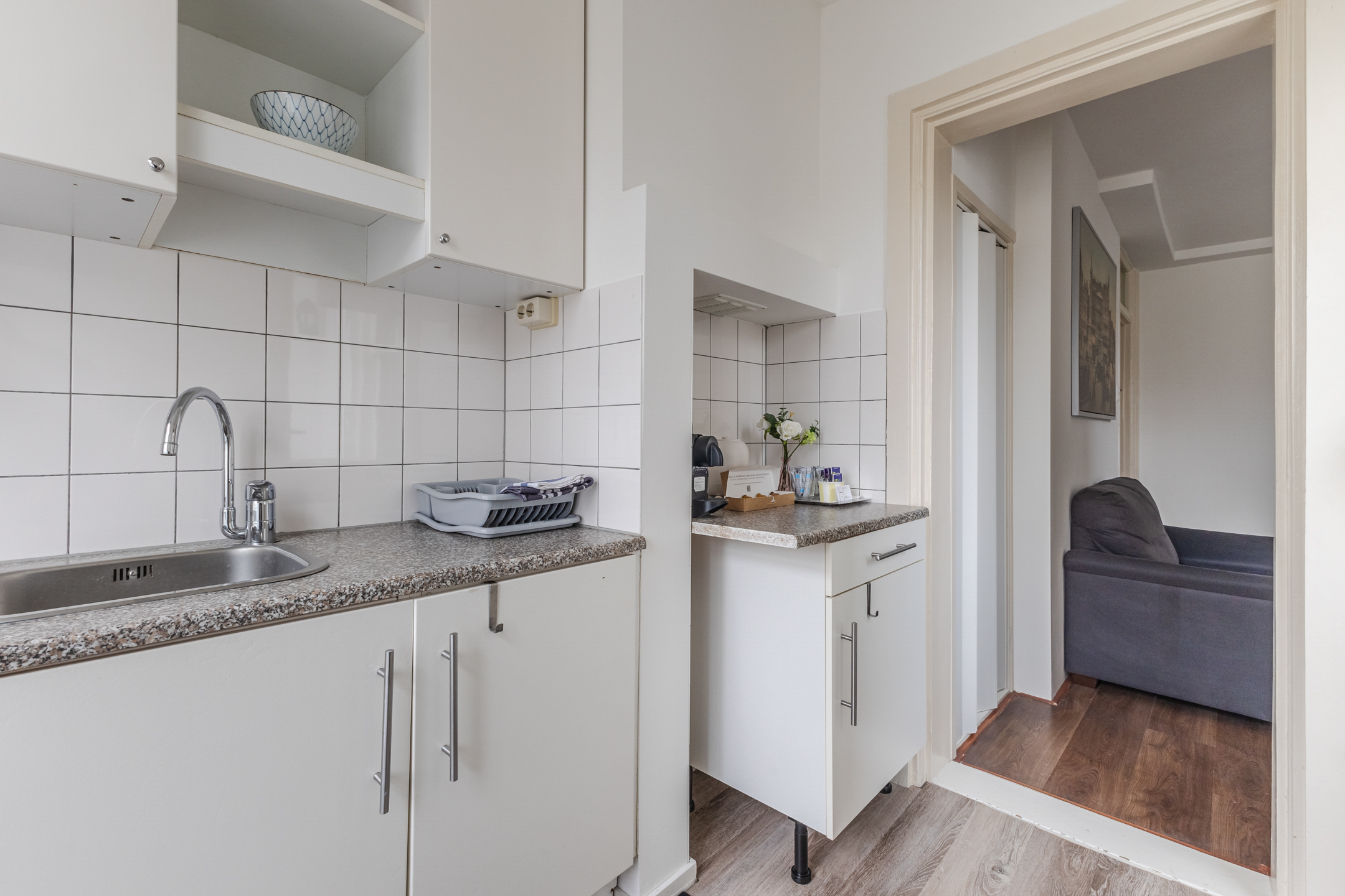 Kitchen Area Other Angle Albert Cuyp III A studio Amsterdam