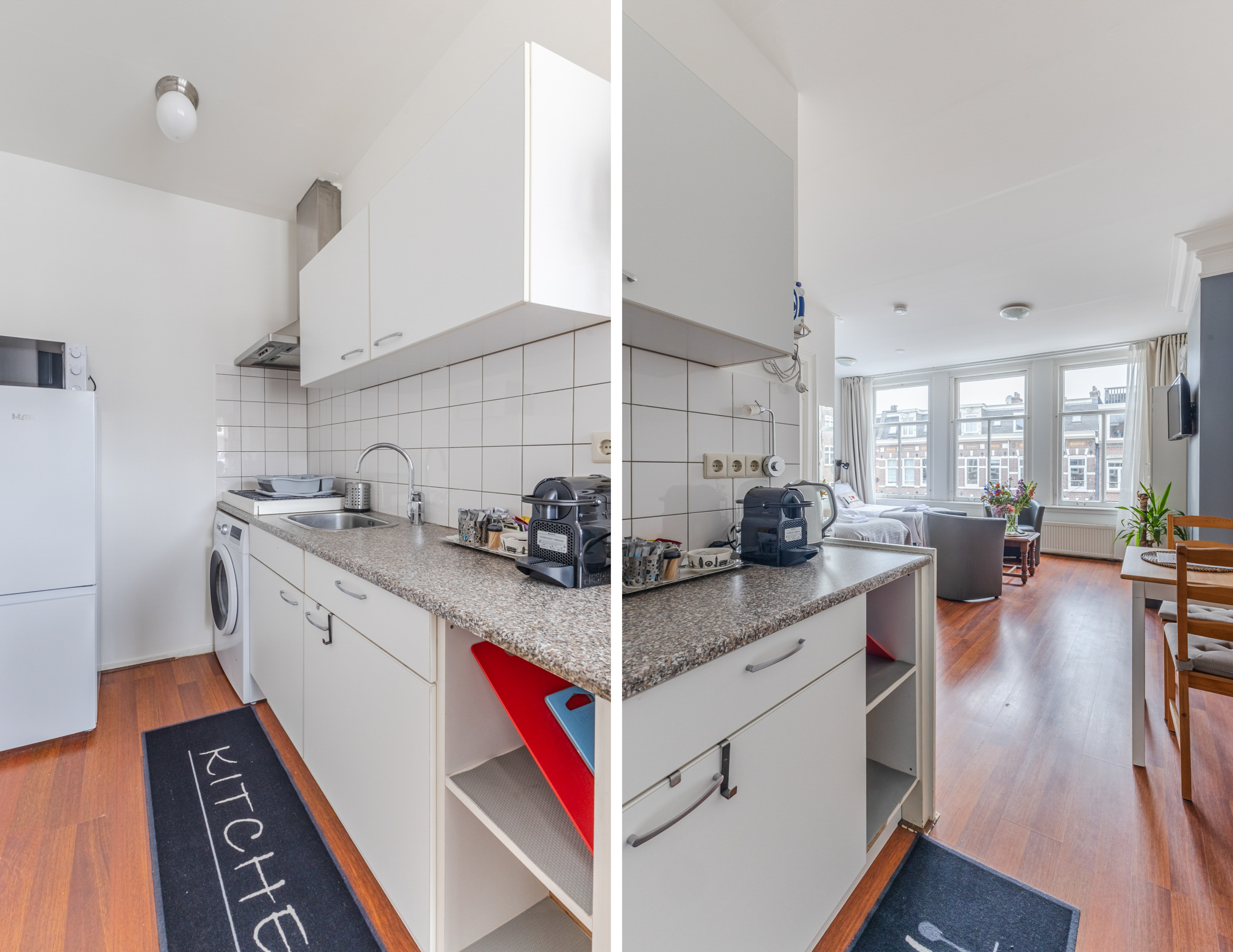 Kitchen Combined Angles Albert Cuypstraat III B studio Amsterdam