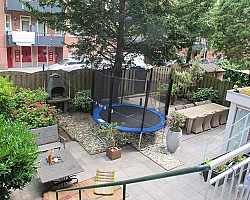 Garden Overview West City apartment Amsterdam